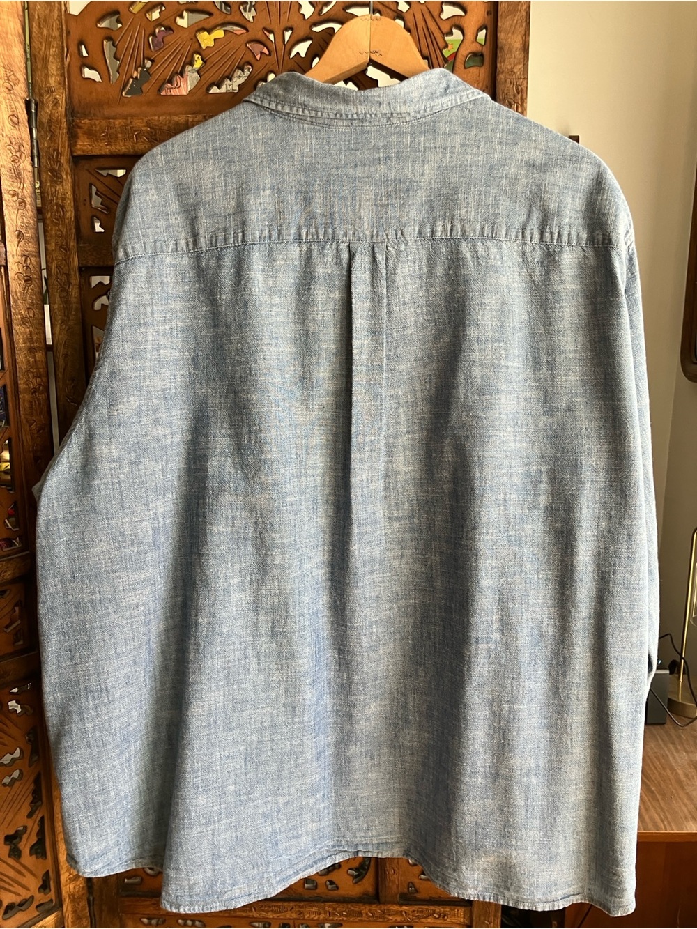 Levi’s light blue, 100% cotton button down shirt, long sleeve - Picture 4 of 7